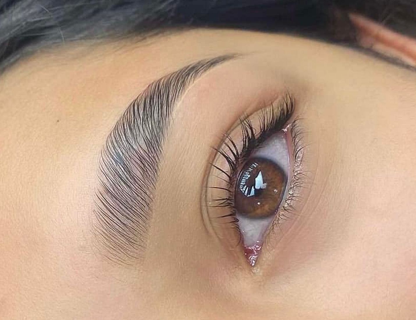 Extension de cils sourcils structurés